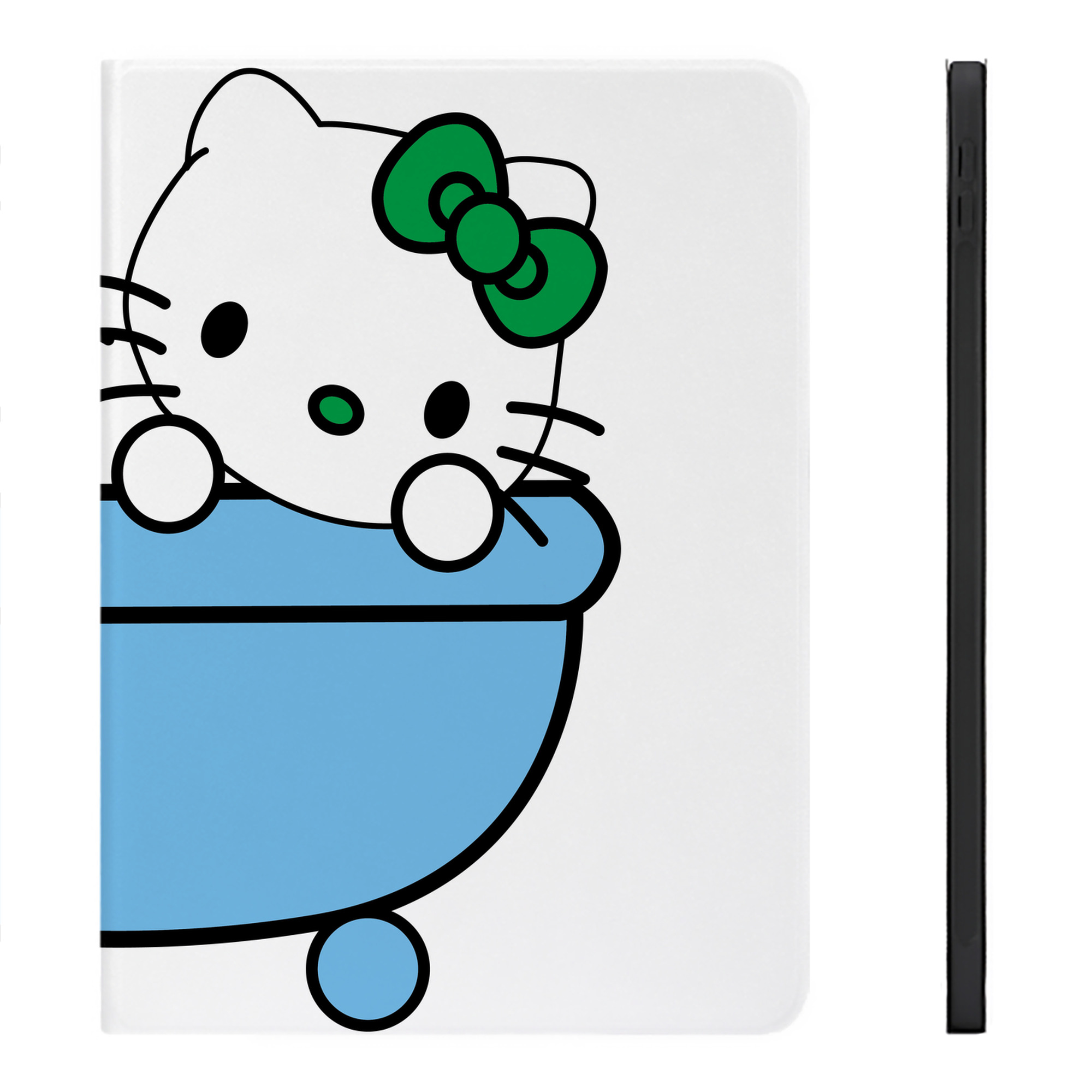 （画像用） Hello Kitty ハローキティ IPadケース ペンホルダー付き ブックスタイルデザイン